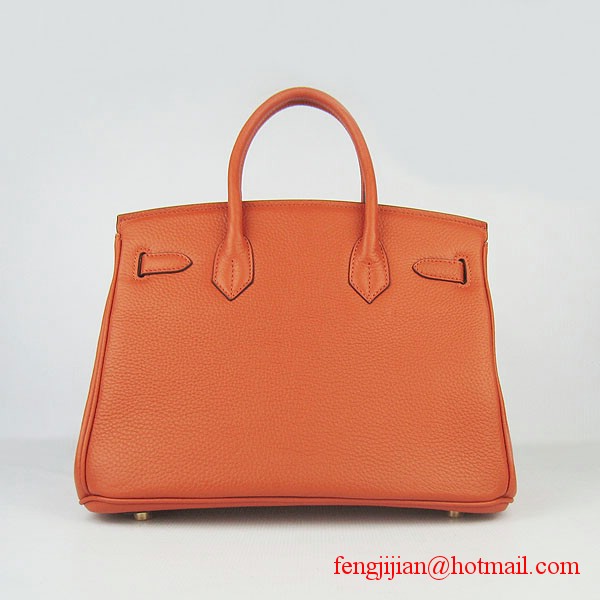 Hermes Birkin 30cmTogo Bag Light Orange 6088 Hermes Birkin 30cmTogo Bag Light Orange 6088
